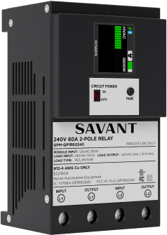 Savant 240v 2-Pole Relay